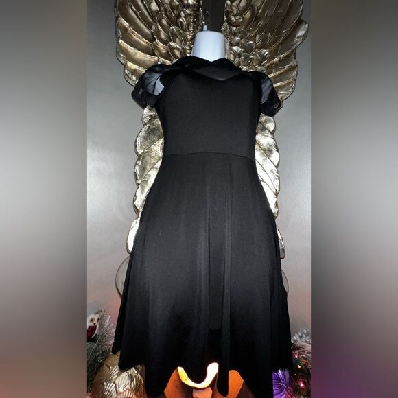 Killstar Goth Collar Sheer Dress, Size XSmall - Picture 7 of 16